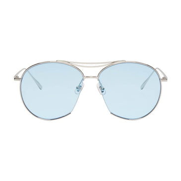 Gentle Monster Silver Blue Jumping Jack Sunglasses