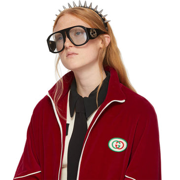 Oversized Runway Aviator Sunglasses