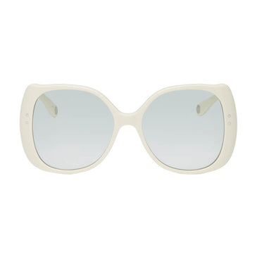 Off White Oversized Circular Sunglasses