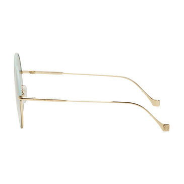 Loewe Gold Blue Round Sunglasses