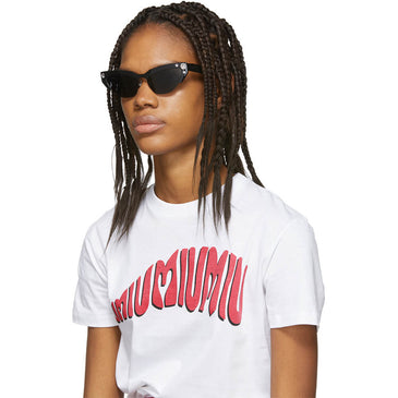 Miu Miu Black Runway Sunglasses