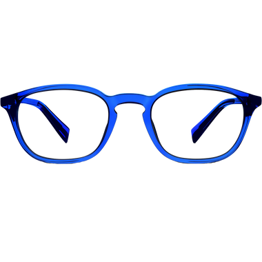 Burroughs Eyeglasses In Marina Blue For Men
