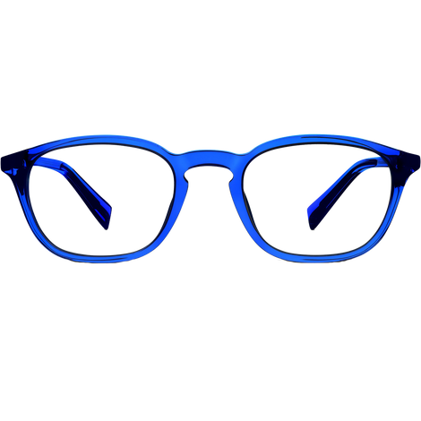 Burroughs Eyeglasses In Marina Blue For Men
