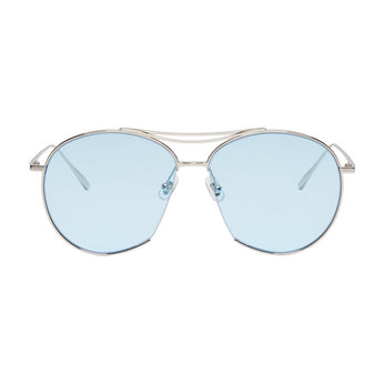 Gentle Monster Silver Blue Jumping Jack Sunglasses