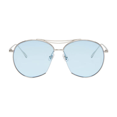 Gentle Monster Silver Blue Jumping Jack Sunglasses