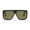 Black Thick Shield Sunglasses