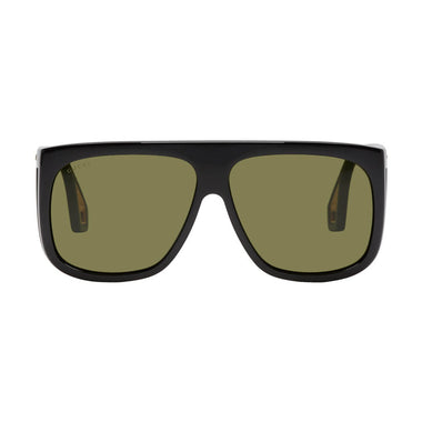 Black Thick Shield Sunglasses