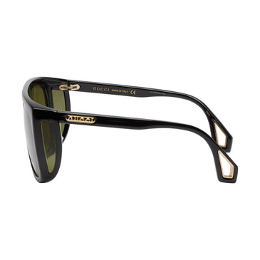 Black Thick Shield Sunglasses