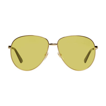Gold Aviator Sunglasses