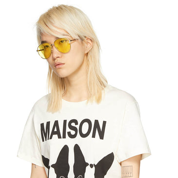 Gold Aviator Sunglasses