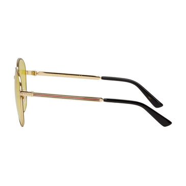 Gold Aviator Sunglasses