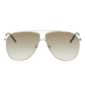 Gold Ultra Light Aviator Sunglasses