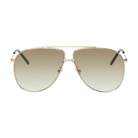 Gold Ultra Light Aviator Sunglasses