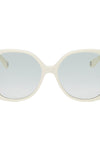 Off White Oversized Circular Sunglasses