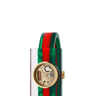 Gucci Plexiglass Fashion Ladies Watch