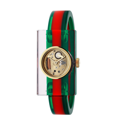 Gucci Plexiglass Fashion Ladies Watch