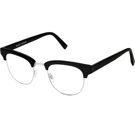 Hayes Eyeglasses In Jetblack For Men