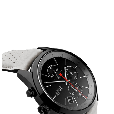 Hugo Boss Grand Prix Black Ion Plated Chronograph Mens Watch