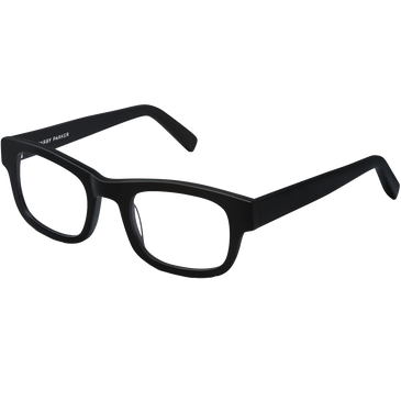 Huxley Eyeglasses In Jet Black For Men