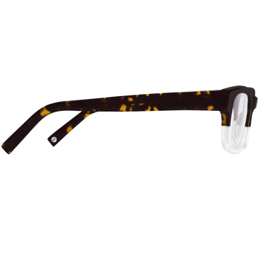 Huxley Eyeglasses In Jet Black For Men