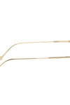 Loewe Gold Blue Round Sunglasses