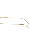 Loewe Gold Blue Round Sunglasses