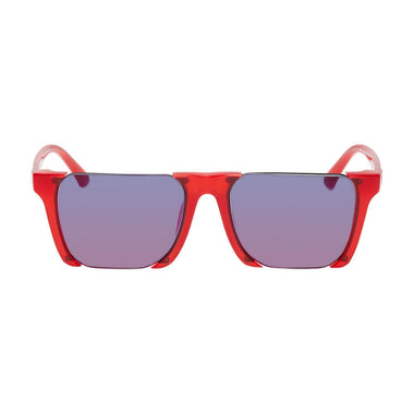 Marcelo Burlon County Of Milan Red Linda Farrow Edition Cut Out Sunglasses