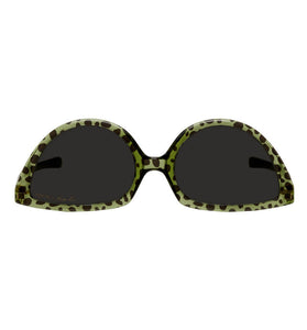 Martine Rose Green Black Mykita Edition Leopards Sos Sunglasses