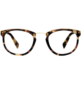 Moriarty Eyeglasses In Burnt Lemon Tortoise For Men