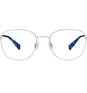 Nesbit Eyeglasses In Jet Silver For Men