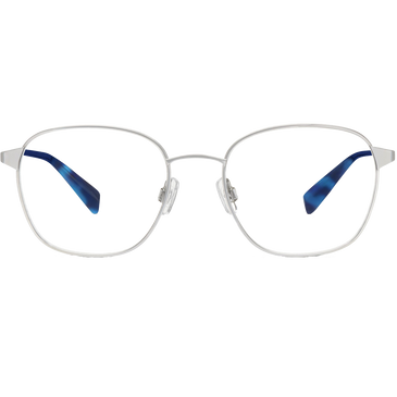 Nesbit Eyeglasses In Jet Silver For Men