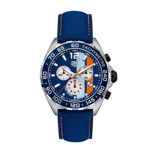Tag Heuer Formula 1 Gulf Chronograph Special Edition Mens Watch